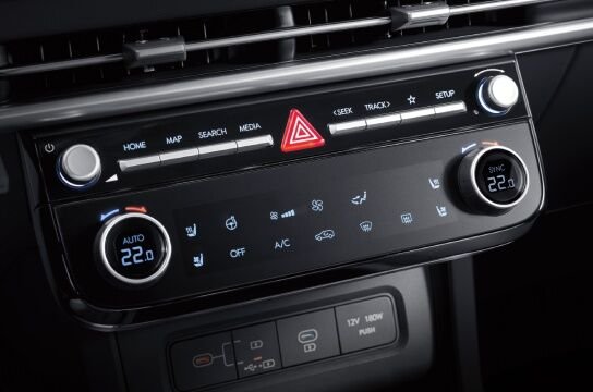 Hyundai TUCSON, Двухзонная автоматическая система климат-контроля